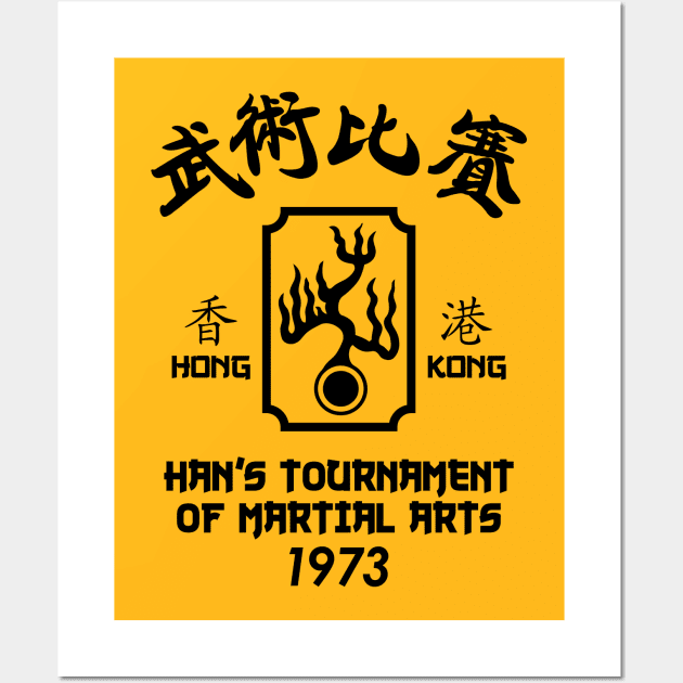 Mod.3 Enter the Dragon Han's Island Wall Art by parashop